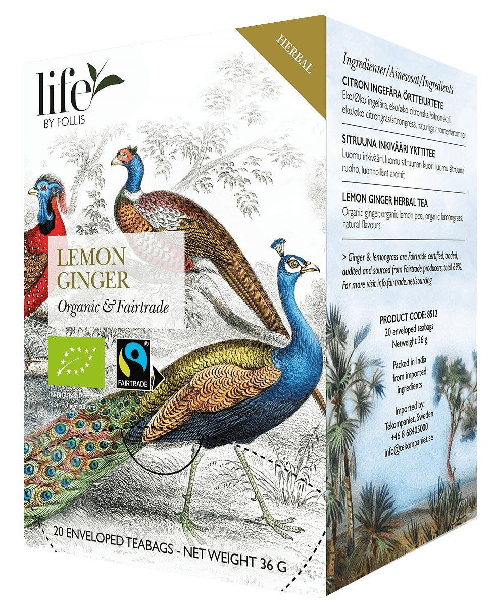 Te LIFE BY FOLLIS Citron ingefära 20/fp