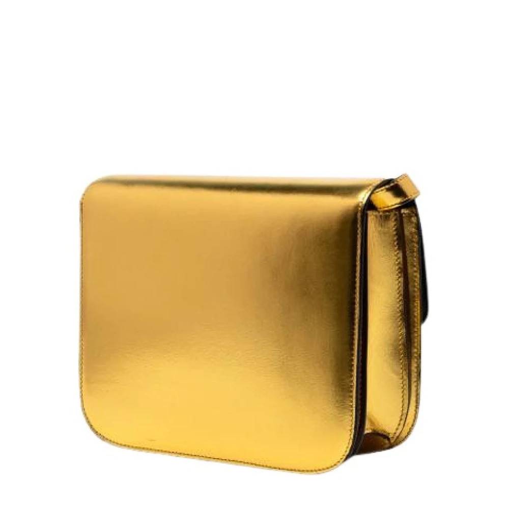 Celine Vintage Pre-owned Vintage Crossbody Taske - Vintage - Dame - Gul - ONE SIZE - Uld