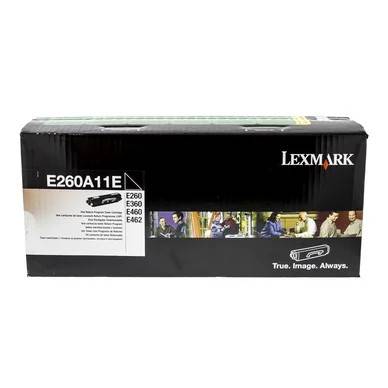 Lexmark Tonerkassette sort 3.500 sider return E260A11E