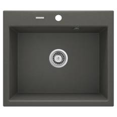 Granit Diskho Andante Antracit Metallic Matt 60x52 cm med Vattenlås