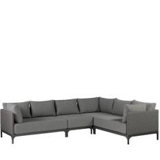 Exotan Domino Outdoor sofa - stone grey