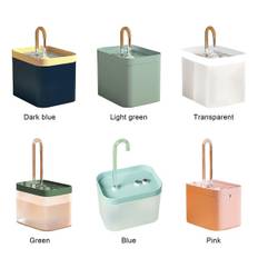 Cat Water Fountain - Automatisk Pet Water Fountain, 1,5 L Hunde Water Dispenser, Filter til kæledyr - Perfet Pink