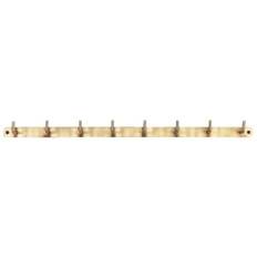 Ib Laursen Knagerække m/8 knager antik messing