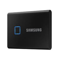 Samsung T7 Touch MU-PC1T0K - SSD - krypterat - 1 TB - extern (portabel) - USB 3.2 Gen 2 (USB-C kontakt) - 256 bitars AES - svart