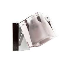 Fabbian D28G0300 ICE CUBE Væg/loft lampe Klar glas