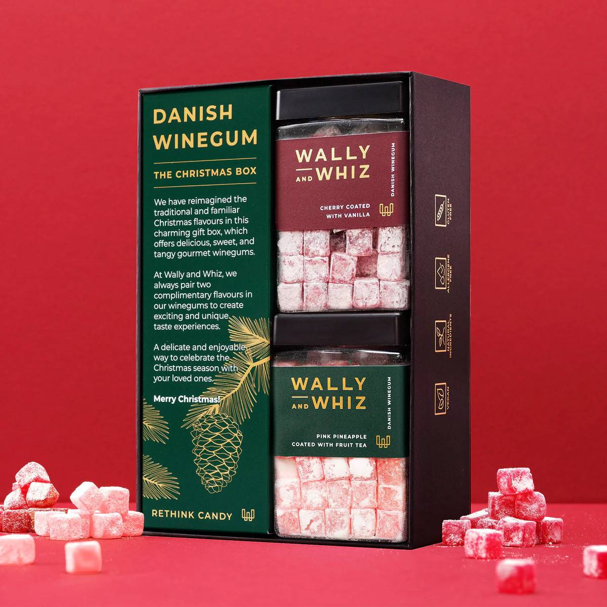 Wally and Whiz Juleæsken 480g.