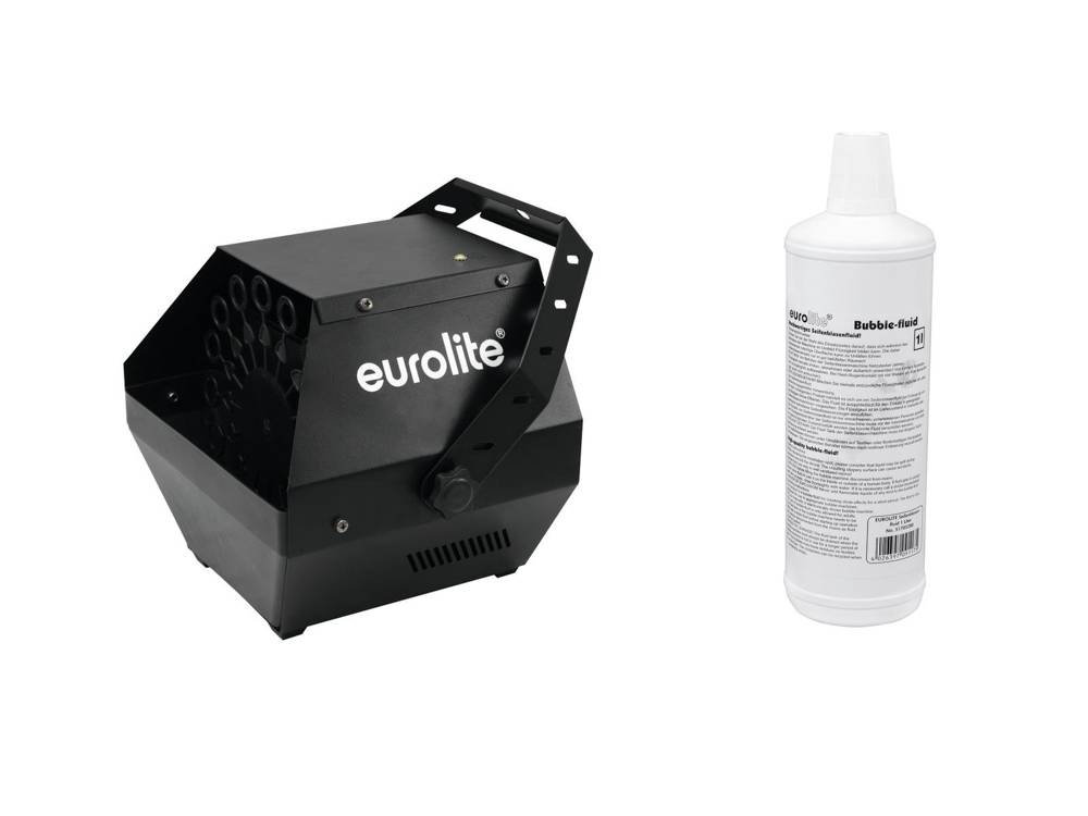 Set B-90 Bubble machine black + bubble fluid 1l