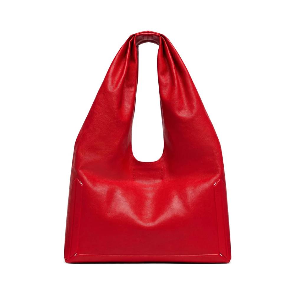 Maison Margiela Top Handle Taske - Tasker - Dame - Rød - ONE SIZE - Uld