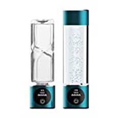 Hydrogen Water Bottle Generator, 280 Ml Portable Hydrogen Erich Water Ionizer Machine, 1800MAH USB Uppladdningsbar Hydrogen Rich Water Cup för Hemresor