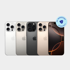 iPhone 16 Pro - Sort titanium / Fremragende / 256 GB