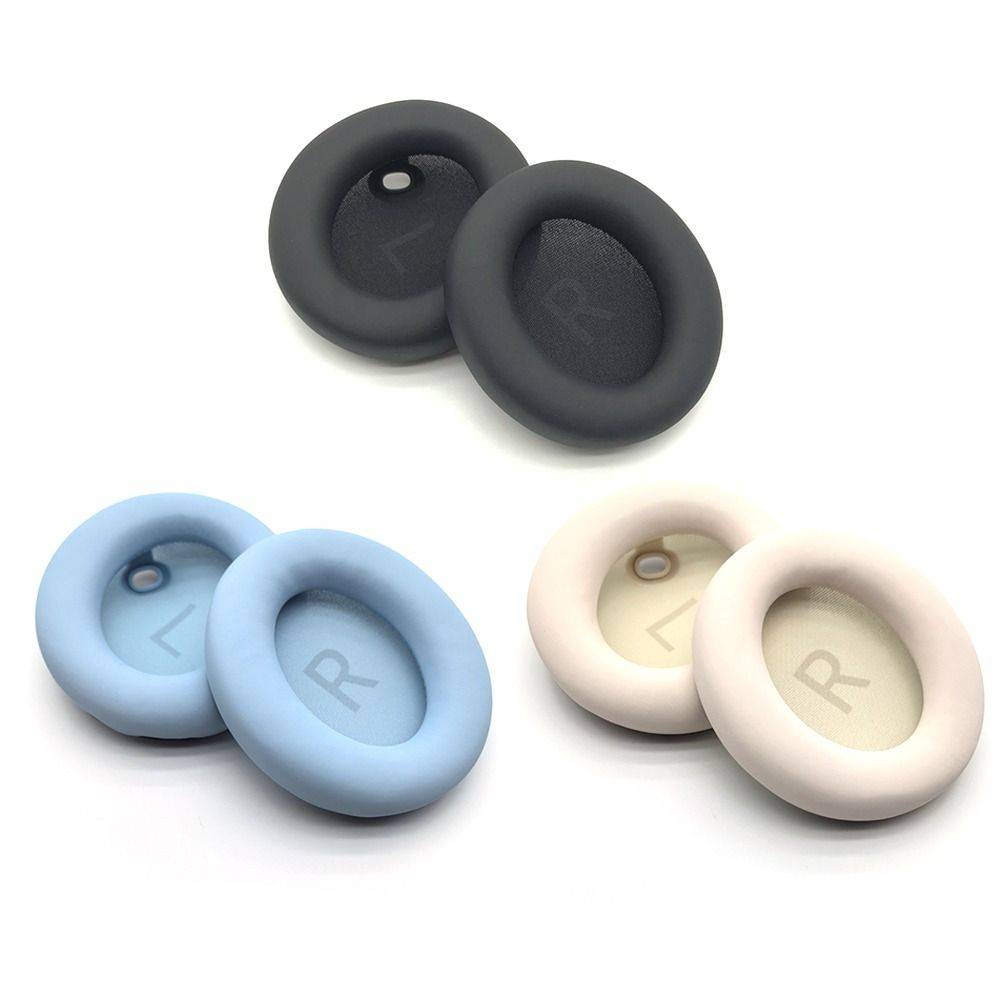 2 st skumgummibyte öronkudde hörlurskåpa för Anker Soundcore Space One S1 Hörlurar svart