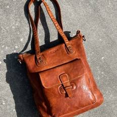 Luka shopper i bøffellæder - Montana 272404 - Freja skind