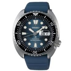 Seiko Prospex Save The Ocean 'King Turtle' Automatic Blue Dial Silicone Strap Men's Watch SRPF77K1