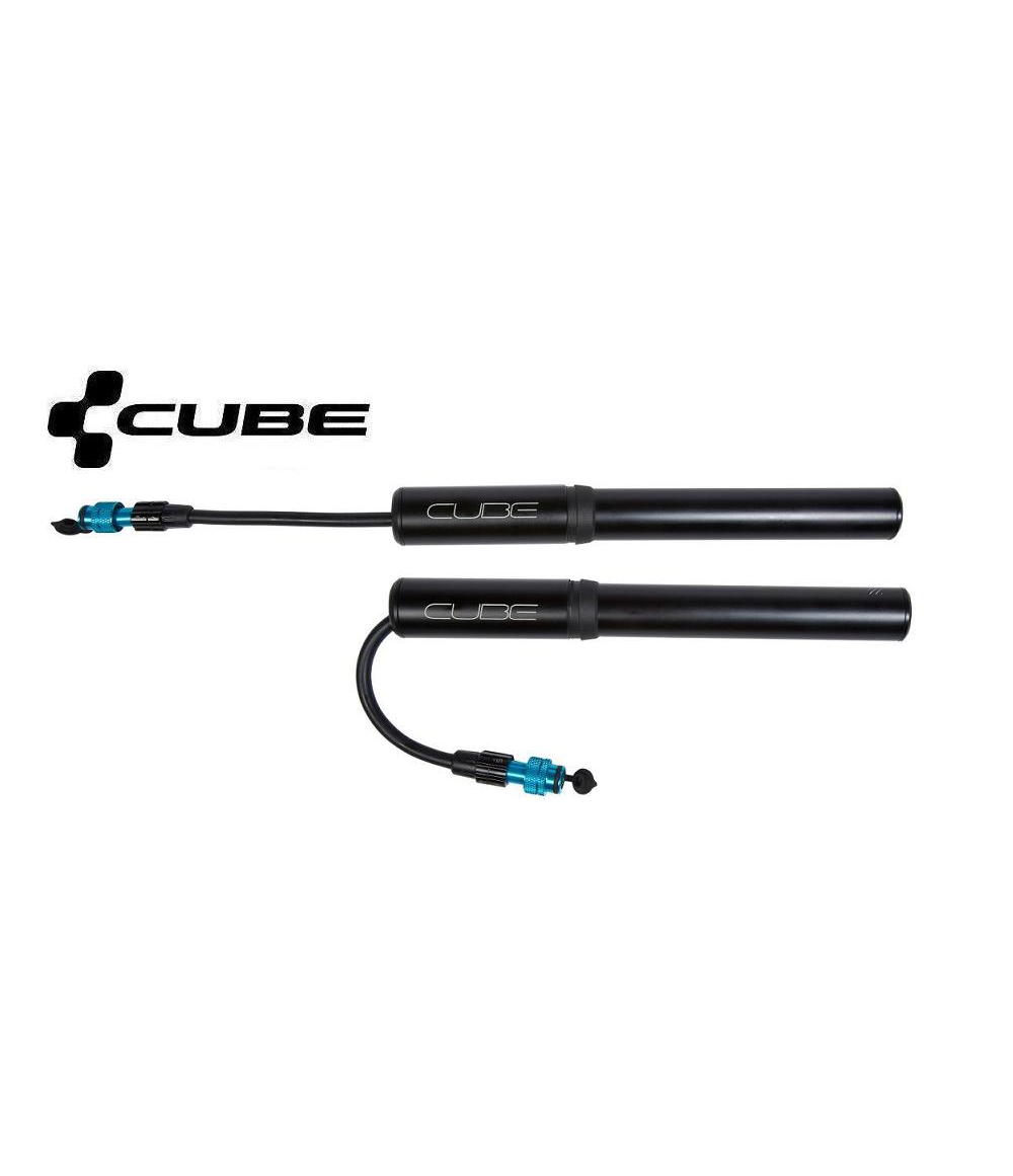 Handpump Cube mini-pump i aluminium med ramfäste