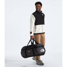 The North Face Base Camp Medium Duffel Bag - TNF Black / TNF Tiger Stripe Print
