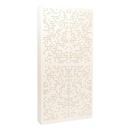 Bluetone Acoustics Binary AbFuser | Akustisk diffusor för att förbättra rummets akustik och ljudisolering | akustikpaneler | akustikplatta | acoustic panel (100x50x7cm, Ecru)