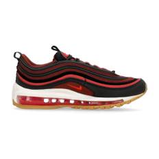 Nike, Sko, Herre, Rød, 38 1/2 EU, Uld, Air Max 97 Lav Sneaker Sort/Rød/Hvid