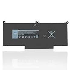 Exmate 7,6 V 60Wh laptopbatteri F3YGT DM3WC 2X39G för Dell Latitude E7280 E7480,12 7000 7280 7290,13 7000 7380 7390,14 7000 7480 7490 serier
