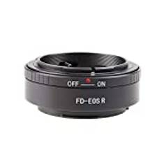 Fotga objektivadapter omvandlarring för Canon FD-Mount-objektiv kompatibel med Canon EOS R RF-Mount-serien till EOS R R3 RP R5 R6 Mark II R5C R7 R10 spegellös kamera