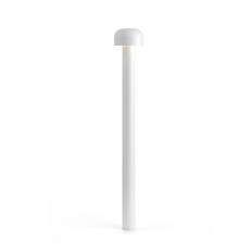 Bellhop Bollard H850 udendørs gulvlampe, hvid