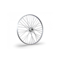Framhjul 28" 622 Dynamo Mutter Silver