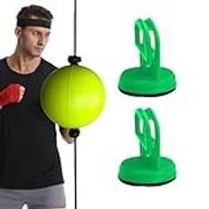 Reflex Boxningssäck,Boxing Reflex Ball, Dubbla ände stansboll, Punching Double End Bag för inomhus, professionell sugkopp boxningsträningsutrustning