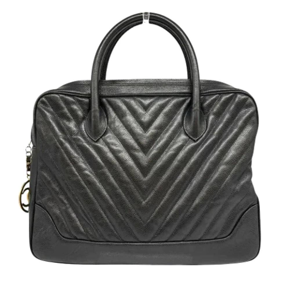 Chanel Vintage Pre-owned Laeder chanel-tasker - Vintage - Dame - Sort - ONE SIZE -
