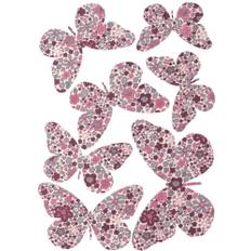 Dekorplast Plage Fjärilar Rosa 7-Pack