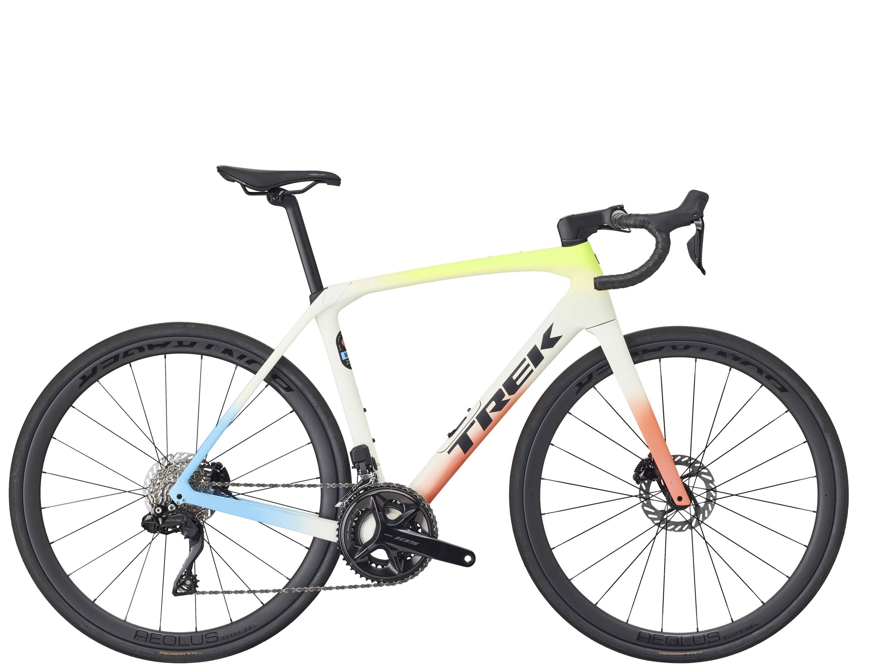 TREK Domane SL 6 Gen 4 - 58 - ERA WHITE/GLOWSTICK/CORAL FADE