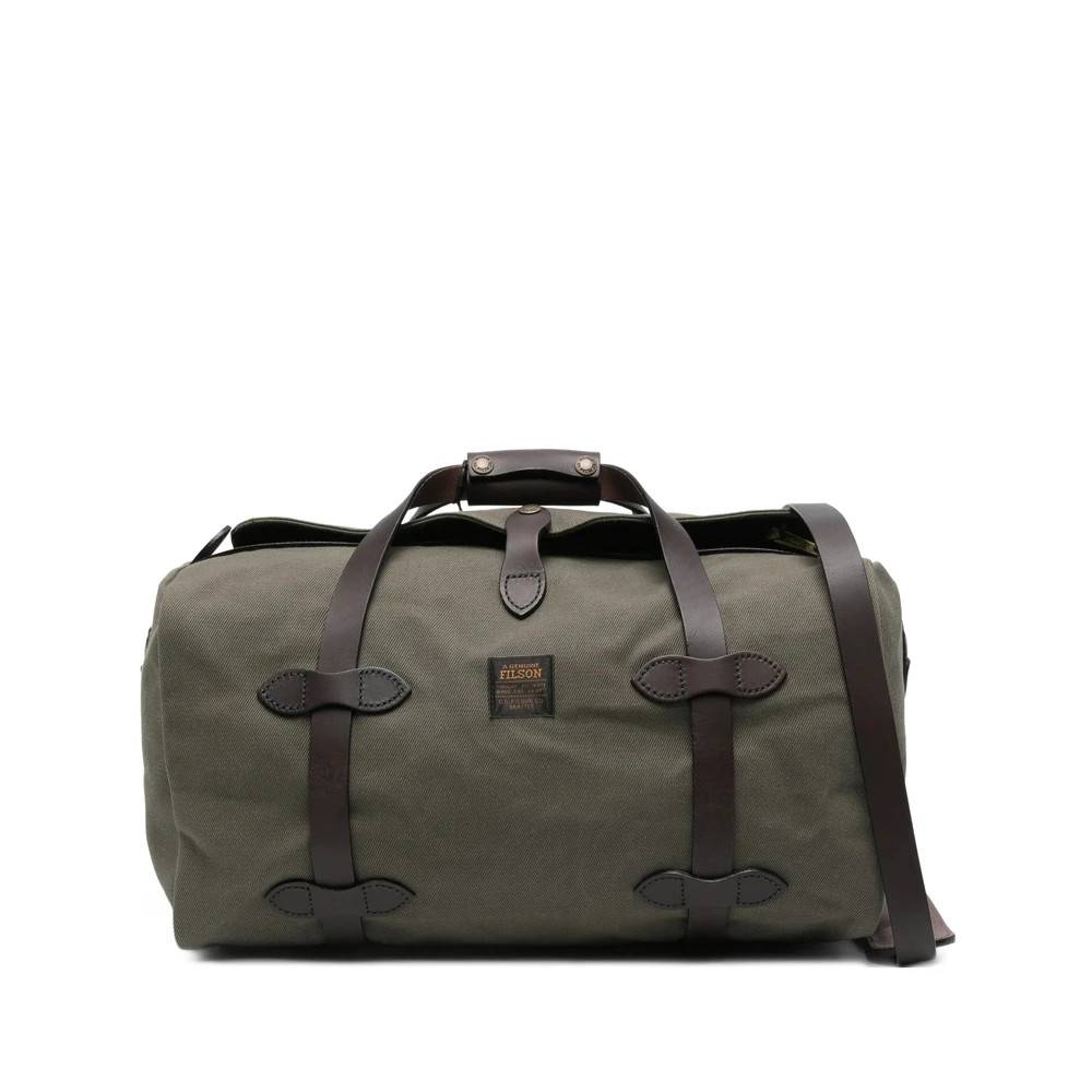 Filson Lille robust lærredstaske - Tasker - Herre - Grøn - ONE SIZE - Bomuld