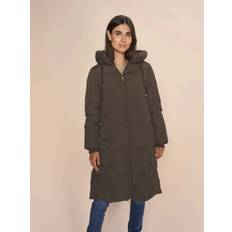 Jacka MosMosh | Nova Square Down Coat | Mörkbrun - S