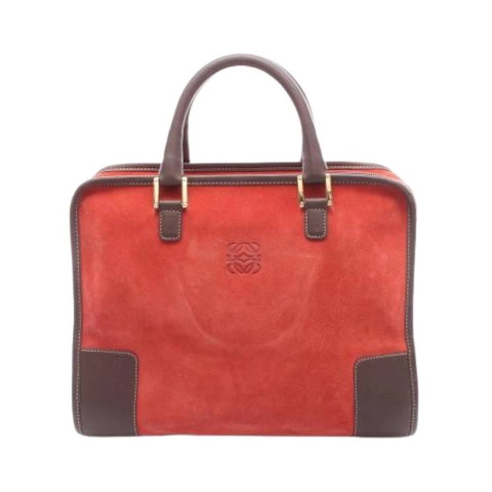 Loewe Pre-owned Pre-owned Handbag - Vintage - Dame - Rød - ONE SIZE - Læder