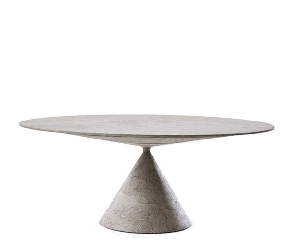 Desalto Clay Bord - Stone Finish - Ø140cm. - Court grey D62
