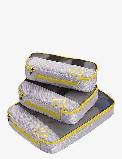 Go Travel Triple Packing Cubes - Resetillbehör - YELLOW / yellow