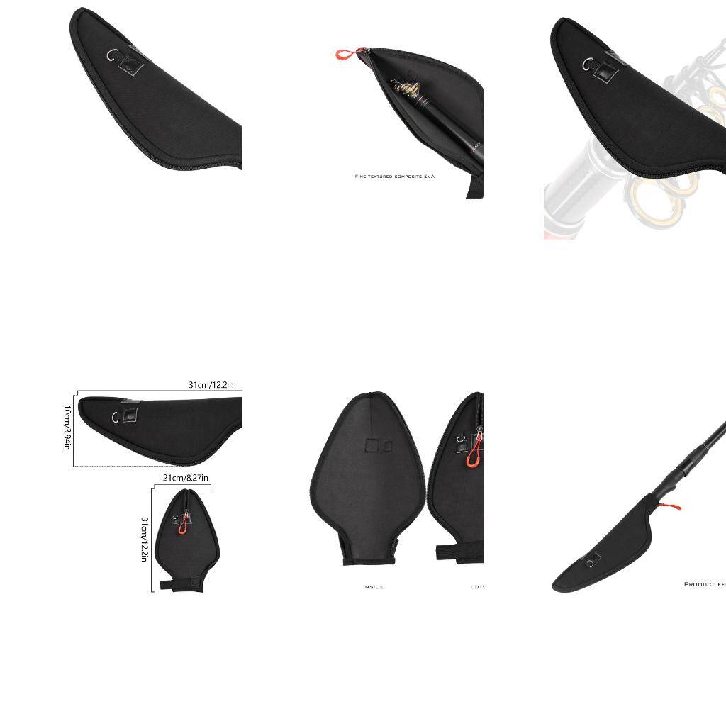Q39E EVA Fishing Rod Guide Protector Cover For Enhances Durability