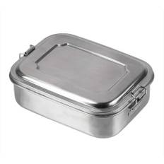 Madkasse stål | STAINLESS STEEL LUNCHBOX - Mil-Tec - Stor