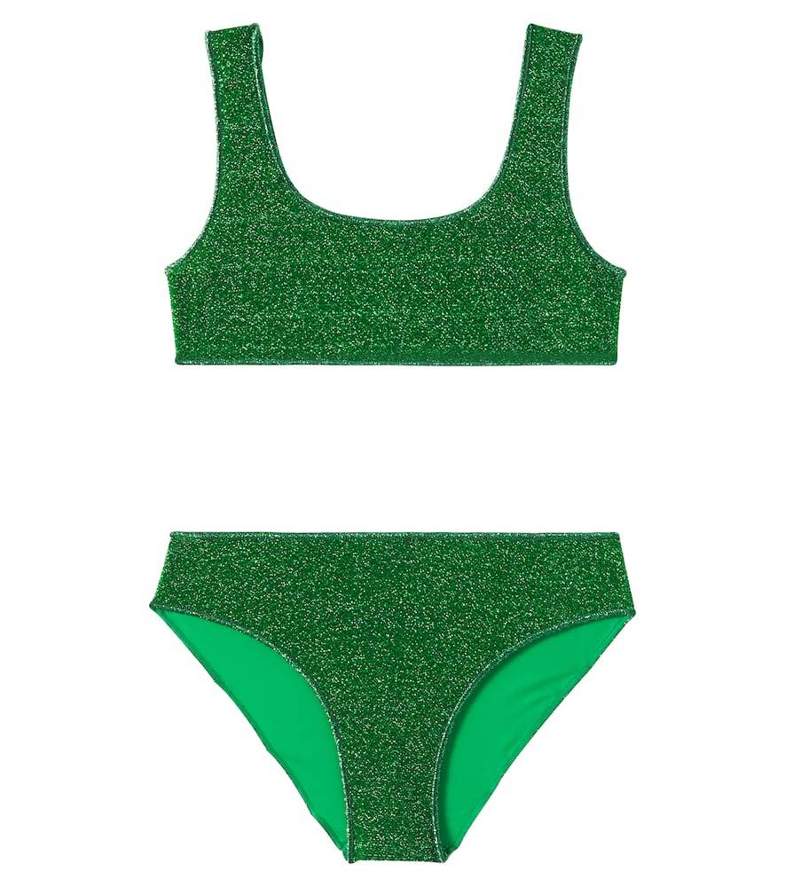 OsÃ©ree Kids LumiÃ¨re lamÃ© bikini.