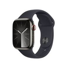 Apple Watch Series 9 Rostfri Stålboett med Sportband