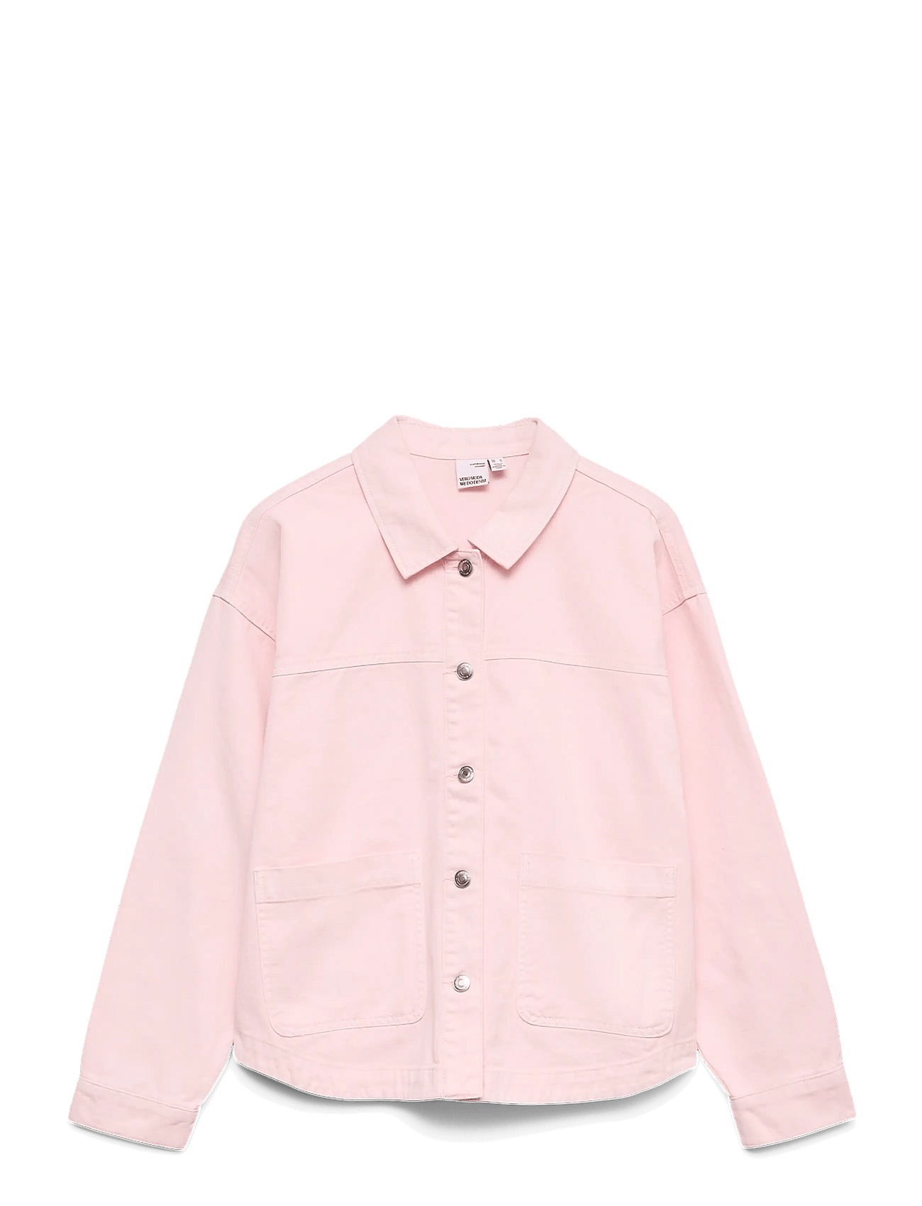 Vero Moda Girl Vmjamie Ls Colored Shacket Mix Girl Noos - Pink - 128