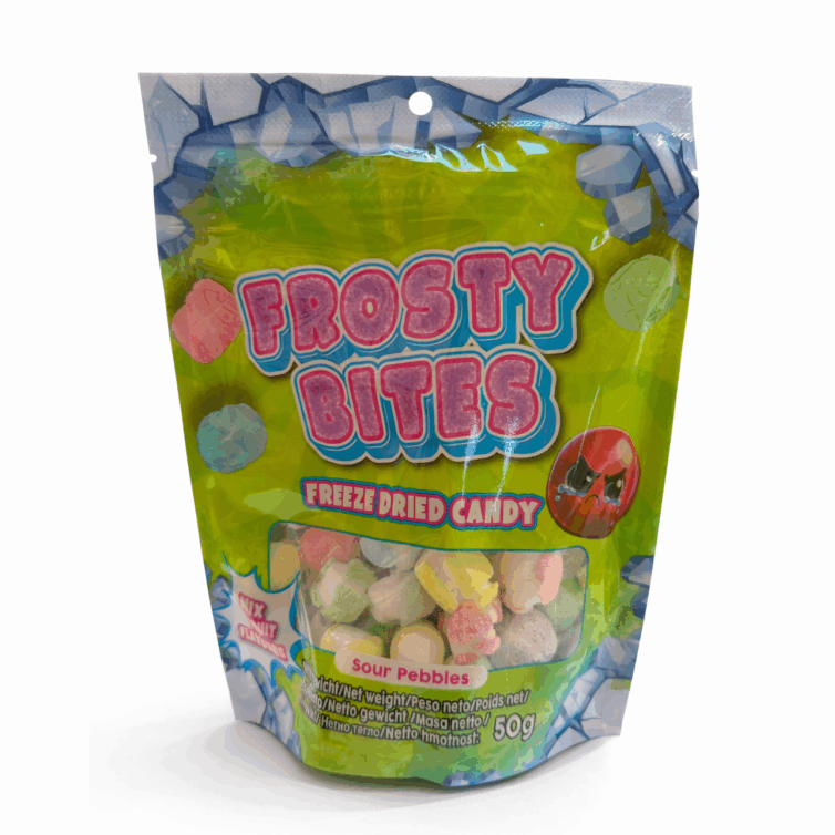Frosty Bites Frystorkat Godis - Sour Pebbles