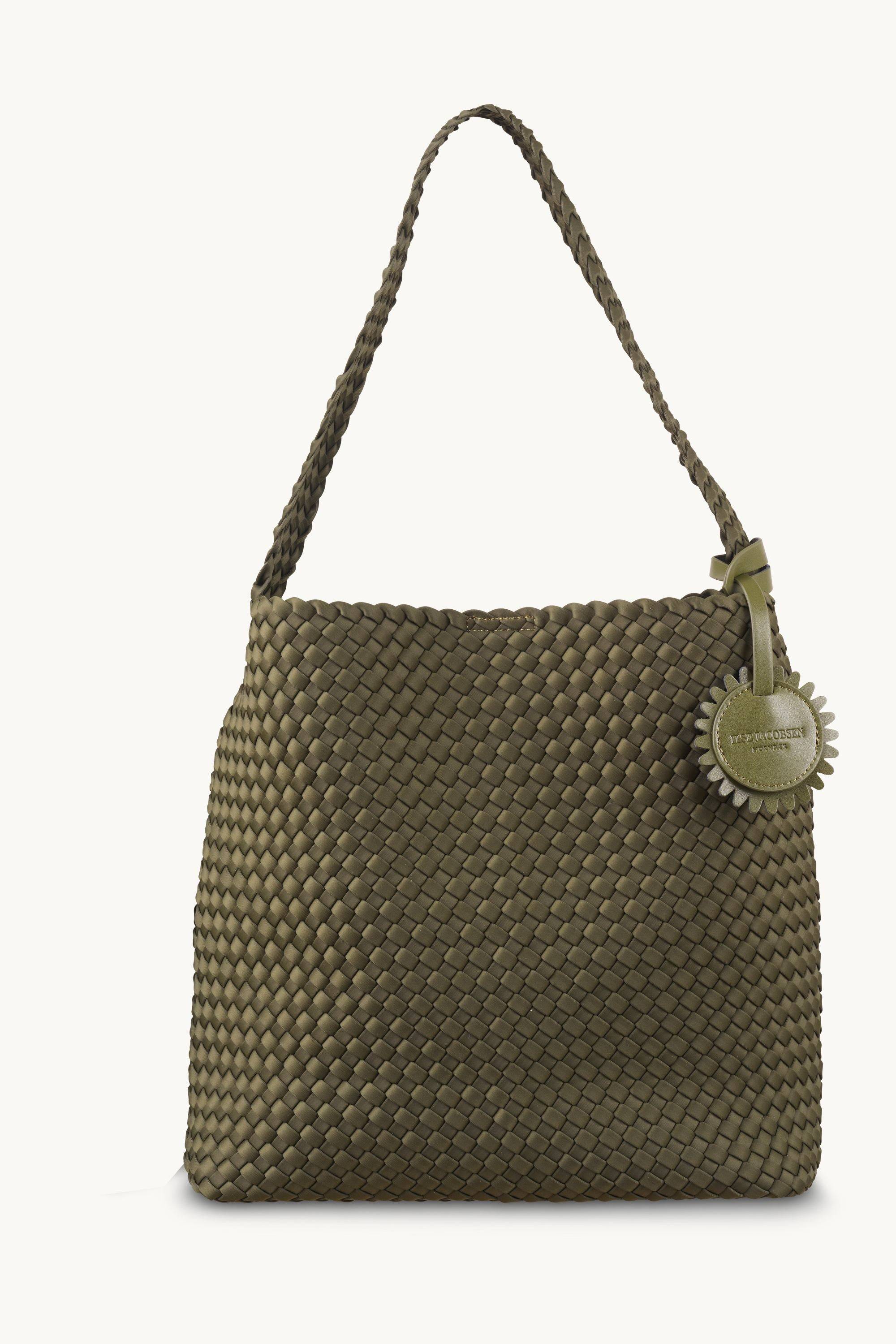 Flettet Tote Bag - Army