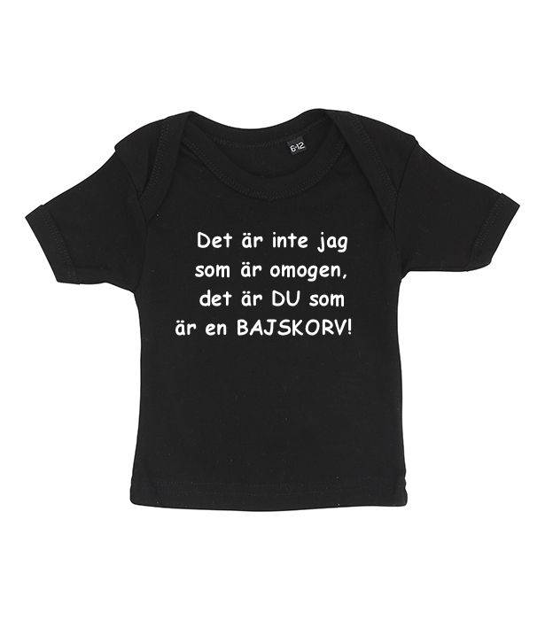 Baby T-shirt - Det är inte jag som är omogen, 0-6 mån