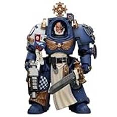 JOYTOY Warhammer 40k Ultramarines Captain in Terminator Armour 14,3 cm 1/18 skala samlarobjekt actionfigur med utsökt design, gåvor för fans och samlare