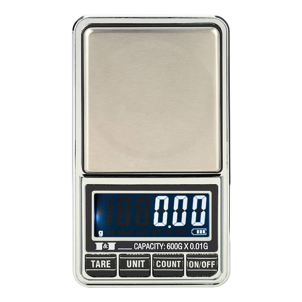 600g/0.01g balans mini elektroniska vågar ficka digital skala smycken pesas vikter viktvåg låg strömförsörjning - 200g