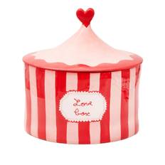 LAETITIA ROUGET - Love Box handmålad förvaringsburk - unisex - Lergods - one size - Röd