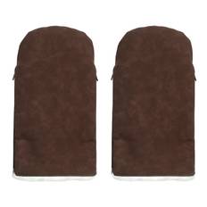 KongWalther Barnvagnshandskar - Østerbro - Chocolate Brown Faux - KongWalther - One Size - Handskar