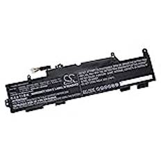 vhbw Batteri kompatibel med HP EliteBook 840 G5-3JX67EA, 840 G5-3JY07ES, 840 G6 Notebook (4250 mAh, 11,55 V, Li-Ion)