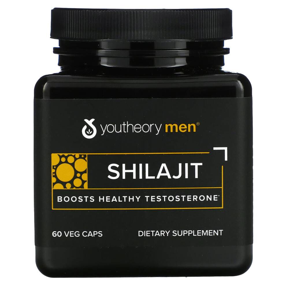 Youtheory, Mænd, Shilajit, 60 Vegansk Capsul