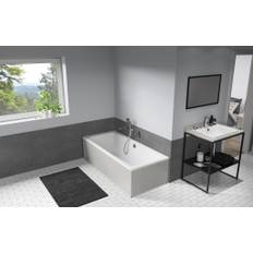 Badkar Langenfeld Cayono Duo med Front: 1700 X 750 mm / Negro Tebas