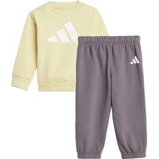 adidas Performance Sweatset - I BL FL JOG 240 - Powyel/White - adidas Performance - 1 år (80) - Sweatset